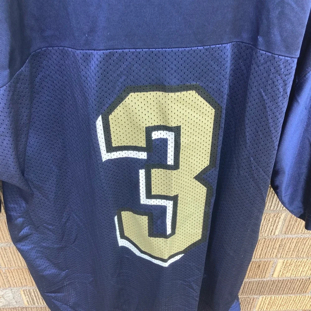 Adidas Pitt Panthers Tyler Palko #3 Football Jersey Mens Large Vtg College Y2K